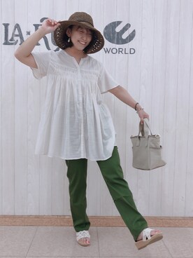 とろろさん（レディース・153cm）の夏コーディネート