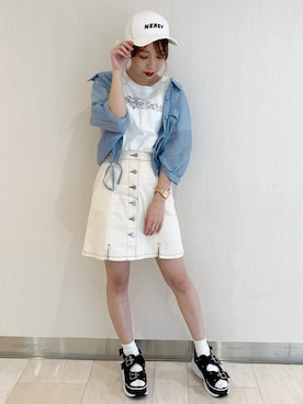 みさっきーさん(レディース・154cm)の夏コーディネート