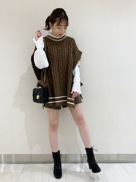 みさっきーさん（レディース・154cm）の秋コーディネート