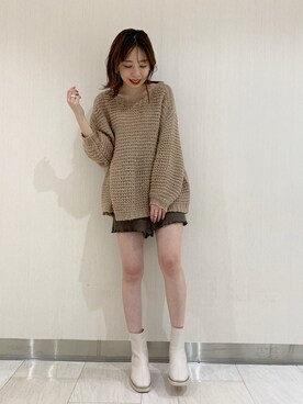 みさっきーさん（レディース・154cm）の秋コーディネート