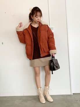 みさっきーさん（レディース・154cm）の冬コーディネート