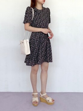 「ミニワンピ」｜みさっきーさん（レディース・154cm）の春コーディネート