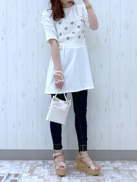 みさっきーさん（レディース・154cm）の春コーディネート