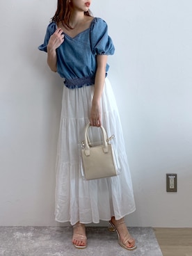 みさっきーさん(レディース・154cm)の夏コーディネート
