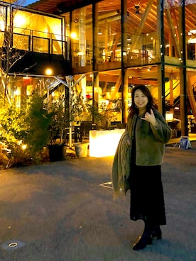 「BAYFLOW(BAYFLOW)」｜「アイテム（その他アウター）」を使った、＊cathe-rine＊さん（レディース・162cm）の秋コーディネート