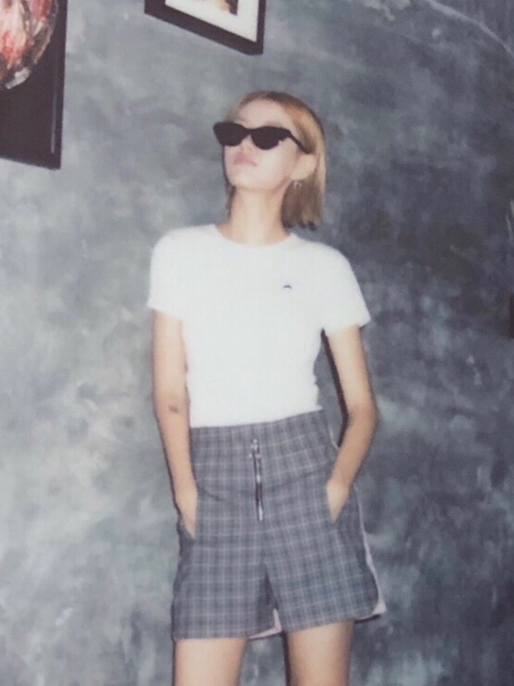 「今日、marine serre」｜「marine serreのアイテム（Tシャツ/カットソー、ホワイト系）」を使った、小索さん（レディース・165cm）の夏コーディネートの1枚目の写真