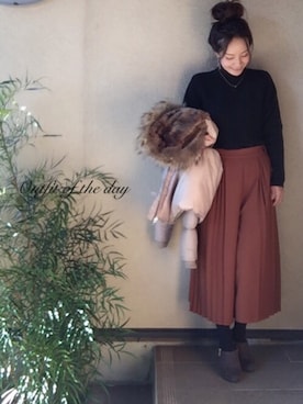 「アイテム（ブーティ）」を使った、Tokoさん（レディース・152cm・30代）の冬コーディネート