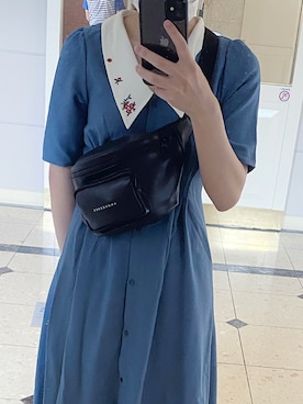 「アイテム（ワンピース/ドレス）」を使った、ユキさん（レディース・158cm・10代）の夏コーディネート