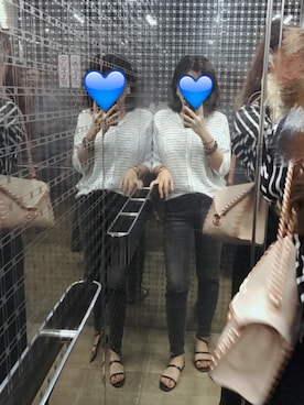 「coche et coche（コシュエコシュ）のアイテム」を使った、啊鱼仔さん（レディース・158cm）の夏コーディネート