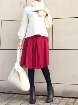 「thevirgnia」｜kyoooco♡さん（レディース・162cm）の冬コーディネート