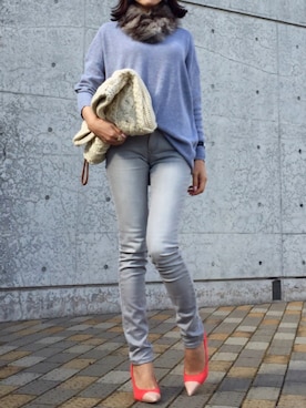 kyoooco♡さん（レディース・162cm）の冬コーディネート