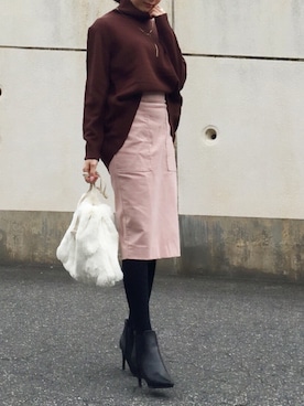 kyoooco♡さん（レディース・162cm）の冬コーディネート