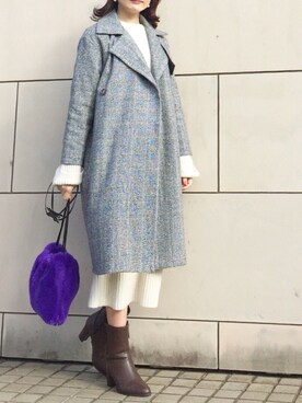 kyoooco♡さん（レディース・162cm）の冬コーディネート