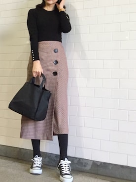 kyoooco♡さん（レディース・162cm）の冬コーディネート