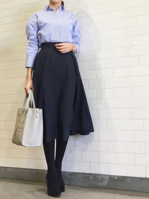 Kyoooco ユニクロのシャツ ブラウスを使ったコーディネート Wear
