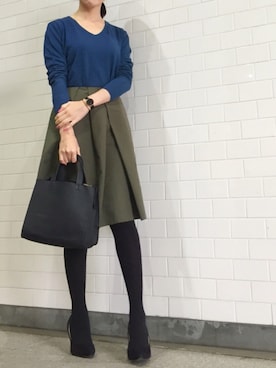 kyoooco♡さん（レディース・162cm）の冬コーディネート