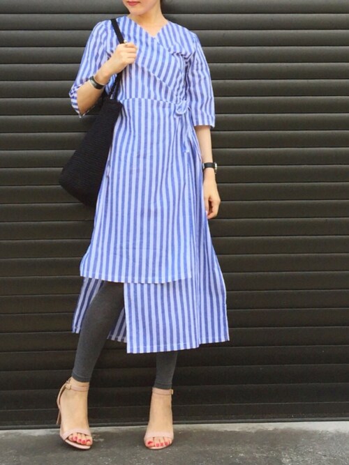 Kyoooco 靴下屋のレギンス スパッツを使ったコーディネート Wear