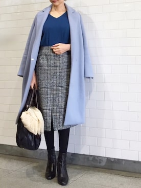 kyoooco♡さん（レディース・162cm）の冬コーディネート