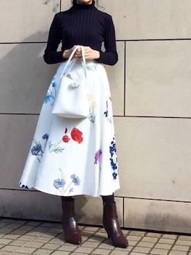 kyoooco♡さん（レディース・162cm）の冬コーディネート