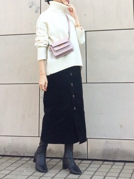 kyoooco♡さん（レディース・162cm）の冬コーディネート