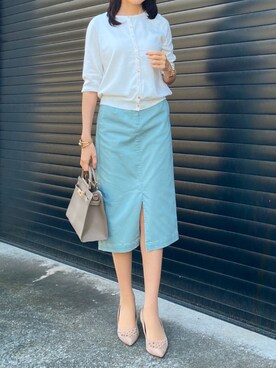 「Daniella&GEMMA（ダニエラアンドジェマ）のアイテム」を使った、kyoooco♡さん（レディース・162cm）の春コーディネート