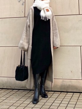 kyoooco♡さん（レディース・162cm）の冬コーディネート