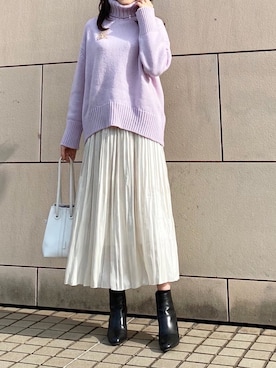 kyoooco♡さん（レディース・162cm）の冬コーディネート