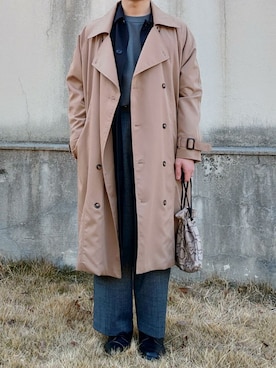 「BeAMS DOT（ビームスドット）のアイテム（ジャケット/アウター）」を使った、nishino327さん（メンズ・169cm）の冬コーディネート