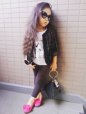 L×Mさん（キッズ・100cm）の秋コーディネート