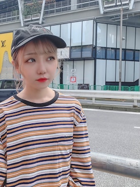 「Subciety（サブサエティ）のアイテム」を使った、mocaさん（レディース・158cm）の夏コーディネート