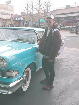 バッグを使った ユニバーサルスタジオジャパン のメンズ人気ファッションコーディネート Wear