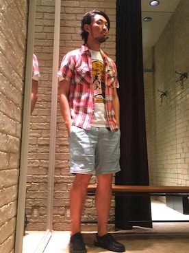 K.ODAさん（メンズ・183cm）の夏コーディネート