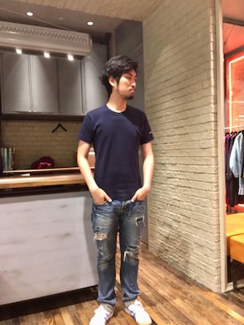 「パックT」｜K.ODAさん（メンズ・182cm）の春コーディネート