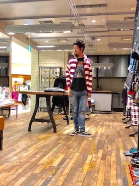 K.ODAさん（メンズ・182cm）の春コーディネート