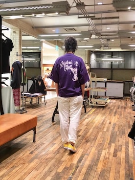「ビックＴシャツ」｜K.ODAさん（メンズ・182cm）の秋コーディネート