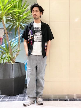 K.ODAさん（メンズ・182cm）の夏コーディネート