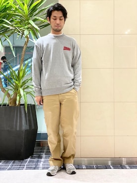 「ロックコーデ」｜「アイテム（スウェット）」を使った、K.ODAさん（メンズ・182cm）の秋コーディネート