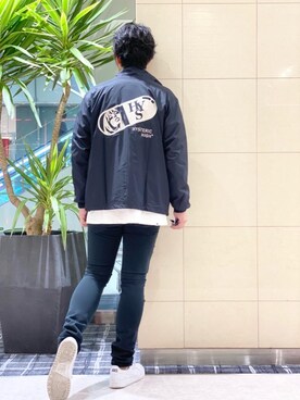 「ロックコーデ」｜「アイテム（スウェット）」を使った、K.ODAさん（メンズ・182cm）の秋コーディネート
