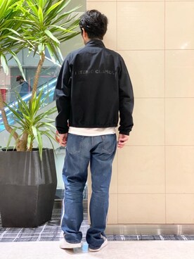 「ロックコーデ」｜「アイテム（ブルゾン）」を使った、K.ODAさん（メンズ・182cm）の秋コーディネート