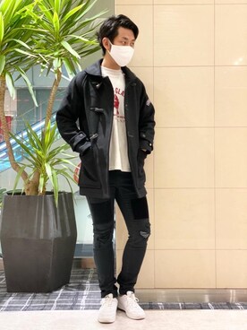 「ロックコーデ」｜「アイテム（その他アウター）」を使った、K.ODAさん（メンズ・182cm）の秋コーディネート
