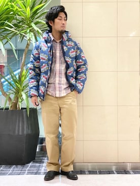 「ロックコーデ」｜「アイテム（ライダースジャケット）」を使った、K.ODAさん（メンズ・182cm）の秋コーディネート