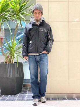 K.ODAさんの「HG ロゴ スタンドカラージャケット」を使ったコーディネート