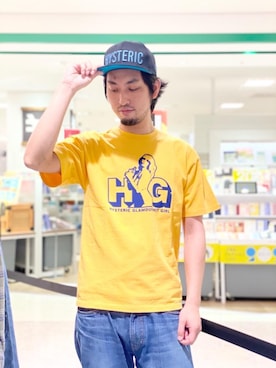 「ロックコーデ」｜「アイテム（キャップ）」を使った、K.ODAさん（メンズ・182cm）の冬コーディネート