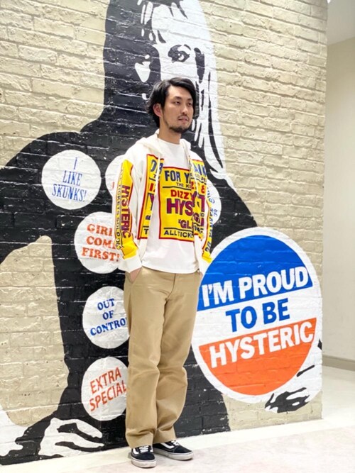 ヒステリックグラマー レディースパーカー　SIZE FREE HYSTERIC GLAMOUR（ヒステリックグラマー）の「DIZZY&MILKY