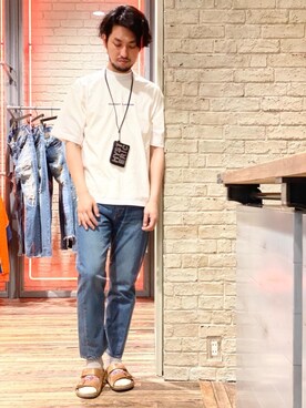 「ロックコーデ」｜「アイテム（財布/小物）」を使った、K.ODAさん（メンズ・182cm）の春コーディネート