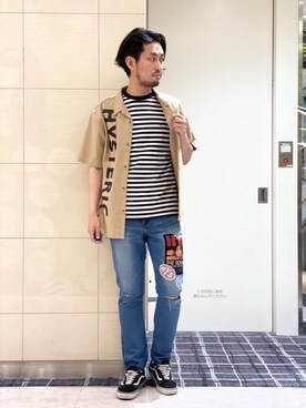 K.ODAさん（メンズ・182cm）の春コーディネート