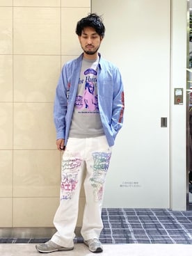 K.ODAさん（メンズ・182cm）の夏コーディネート