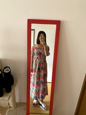 「CECIL McBEE（セシルマクビー）のアイテム（オールインワン・サロペット）」を使った、昴さん（レディース・162cm）の冬コーディネート