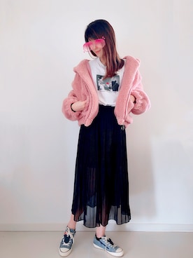 雪若芽さん（レディース・160cm）の夏コーディネート