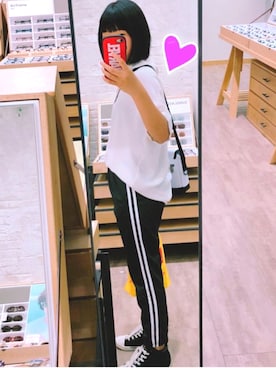 「MARVEL（マーベル）のアイテム（財布/小物）」を使った、Miyabiさん（レディース・157cm）の夏コーディネート